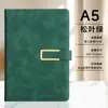 Caderno A5 Personalizado Capa Dura Concha Dura Bloco de Notas Diário Couro Macio Escritório Empresa Caixa de Presente Personalizada com Logo Imprimível