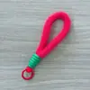 Lanyard de Muñeco de Peluche Colorido para Teléfono, Correa Corta para Muñeca, Llavero para Funda de Teléfono, Correa Antiperdida, Accesorio para Bolso