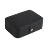 Caja de Joyería Rectangular Sencilla para Anillos y Pendientes, Caja de Regalo Personalizable con Logo, Estampado en Caliente en Oro o Plata