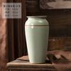 Jingdezhen Florero Cerámico Estilo Chino Nuevo Adornos Clásicos de Celadón Sala de Estar Arreglo Floral Hidropónico Adornos para Sala de Estar del Hogar