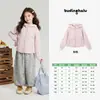 Pudding Haru Ropa Infantil Chaqueta 2026 Primavera Nuevo Estilo Fresco y Sencillo Sudadera con Capucha Chaqueta para Niñas Modal