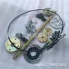 Acessórios para eixo traseiro de kart caseiro DIY de quatro rodas, eixo traseiro de 65 CM, flange de quatro furos na diagonal 100 MM, rolamento de freio