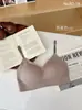Novo Estilo Adesivo Levanta e Junta Sem Costura Anti-Queda Confortável Camisola com Sutiã de Air Cup para Mulheres
