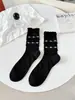 Calcetines de Estilo Ballet con Lazo Youjiaxiu para Mujer, Calcetines Finos de Media Pantorrilla para Primavera y Verano, Calcetines de Burbuja Arrugados Estilo Coreano