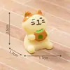 Micro-paisagem Dia de Primavera Estilo Japonês Flor de Cerejeira Gatinhos Bonecas Grãos Fofos Casa de Bonecas DIY Acessórios Decorativos Mini Enfeites