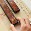 Tao Li Chunfeng Latón Sólido Pisapapeles Regla Metal Caja de Regalo Pisapapeles de Cobre Papel Especial Prensapapeles Pincel Prensapapeles Patrón de Papel Color