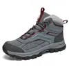 2025 Transfronterizo Nuevo Estilo Caliente de Aliexpress Media Bota Talla Grande 39-47 Zapatos de Senderismo para Exteriores Zapatos Deportivos Casuales para Senderismo