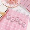 Relógio de Texto de Personalidade de Coração de Nova Garota Rosa Simples Transparente Fresco Bonito Desenho Animado Eletrônico Relógio Spot