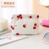 Bolsa para guardar labiales de mujer portátil de cierre automático con resorte estampado bolsa de cosméticos mini monedero para llaves y monedas