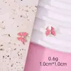 Accesorios para Uñas Arte de Uñas Corazón Rosa Mariposa Materiales DIY Pedrería Decorativa Decoraciones de Uñas Rosa Accesorios de Uñas Portátiles