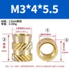 M10 inserto de cobre embutido porca de cobre de sarja dupla 2#4#6#8#10#1/4 porca de cobre de fusão a quente anglo-americana oito