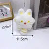 Colgante de estrella de peluche creativo con forma de corazón para niña, llavero con forma de corazón, chirriante, para mochila