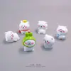 Nuevo Oso Tierno Autocrítico Vendedor Ambulante Artículos Pequeños Celebridad de Internet Lindo Bricolaje Accesorios de Resina Decoración de Coche Ins