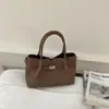 Bolsa Transfronteiriça Estilo Retrô Novo Feminina Moda de Alto Padrão Versátil Bolsa Saco Design de Nicho para o Dia a Dia Transversal Bolsa Mãe e Filho