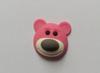 Patches de Urso Morango Margarida Desenho Animado de Borracha Macia PVC Acessórios DIY Adesivo para Copo de Água Pingente de Chaveiro Decoração de Capa de Celular