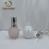 Botella Esférica de 50ml, Botella Original de Solución de Bombilla Pequeña, Botella Dosificadora de Aceite Esencial con Presión, Gotero Redondo, Botella de Vidrio Dosificadora