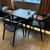 Combinación de Mesa y Silla de Celebridad de Internet Ocio Balcón Área de Descanso Recepción Negociación Mesa Redonda Larga Exterior Cafetería Tienda de Té con Leche Exterior