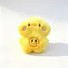 Nuevo Llavero Colgante de Muñeco Rana de Peluche de Dibujos Animados, Lindo Osito, Pinza para el Cabello Infantil, Accesorios para Ropa y Accesorios