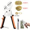 Kit de ojales de aire de 10 mm con pinzas de montaje para tela de inyección de tinta publicitaria, hebilla, expositor, ojal, póster, foto, ojales para transfronterizo