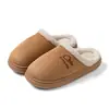 Pantuflas de algodón para mujer, nuevo estilo invierno 2026, pantuflas antideslizantes para interior, cálidas y afelpadas, adecuadas para parejas, pantuflas de otoño e invierno para hombre