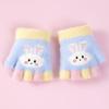 Guantes para Bebé Invierno Cálidos Engrosados de Medio Dedo para Niños y Niñas Guantes sin Dedos para Bebé Niños de 3 Años Lindos Niños Ra