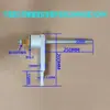 Colgador de material con resistencia ajustable, estante de fijación con placa tope de material, manguito para tubo de papel, portabobinas, estante de fricción, anillo tope para material de etiqueta, estante de recogida y descarga de material