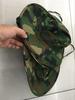 Chapéu Camuflado de Aba Redonda Estilo Americano, Chapéu Boonie para Exterior, Chapéu Redondo para Proteção Solar, Chapéu de Pescador, Boné Camuflado para Caminhada, Proteção Solar e Respirável