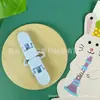 Pañuelo de Bebé con Pinza Anti-Caída en Stock, Cadena Anti-Pérdida para Babero de Niño Pequeño, Pinza Portátil para Fijar Pañuelo-Sombrero, Pinza Anti-Caída