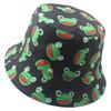 Chapéu de Pescador Tie-Dye Feminino Chapéu Balde Dupla Face Masculino Primavera e Outono Street Graffiti Impressão 3D Chapéu de Sol da Moda Atacado de Fábrica