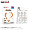 Borofone Bas76A Enchufe Cargador de Teléfono Móvil Estándar Europeo Eu Carga Rápida Pd30W+Qc3.0 Adaptador de Carga de Viaje