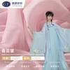 Vestido Largo de Organza Estampado de Nubes Estilo Chino Hanfu con Caída Tela para Vestido de Novia Hanfu para Mujer