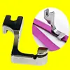 Nuevo PIE PRENSATELAS para Cremallera Oculta T168 S518L TODO ACERO Computadora Plana Coche UniLateral Pie Prensatelas para Cremallera Superior Oculta