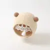 Toucas para Bebê para Outono e Inverno, Toucas de Tricô Super Fofas e Engraçadas para Meses Pequenos, Toucas de Lã para Bebês com Proteção para Orelhas