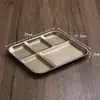 Chapa de Churrasco Integrada Retro em Aço Inoxidável com Quatro Compartimentos para Temperos e Molhos, Uso Comercial