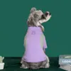 Nuevos Productos Transfronterizos para Mascotas, Perros y Gatos, Ropa de Otoño e Invierno, Empalme Cálido de Terciopelo, Ropa y Accesorios Bichón Frisé Traccionables