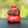 Enfeite de carro de desenho animado criativo, fofo e divertido, decoração de console central simulada para bebidas montada no carro, disponível para dropshipping
