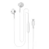 Novo fone de ouvido com controle de fio de interface TIPO-C, fone de ouvido com subwoofer intra-auricular com fio para ajuste de interface de telefone móvel TIPO-C