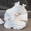 Tenis para niños Niños y Niñas Zapatos Torre Primavera y Otoño Zapatos Blancos Nuevos para Estudiantes Combinan con Todo Suela Blanda Zapatos de Malla Transpirable