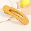 Presilha Grande de Bico de Pato Fosca em Cores Doces, Elegante e Simples, Versátil para Penteados na Nuca, Franja e Cabelo Solto