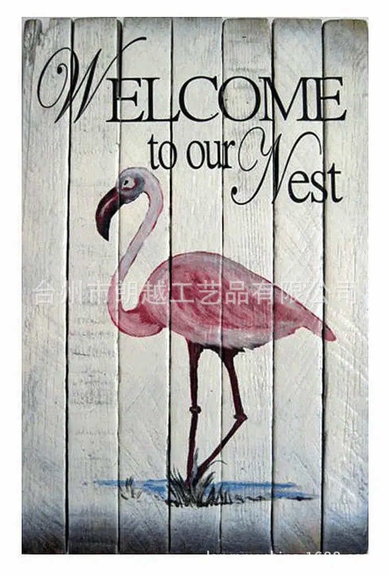 Coastal-Wall-Art-Pink-Flamingo
