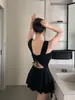 Nuevo Traje de Baño de Falda Dividida 2025 para Mujer Adelgazante y Sexy Traje de Baño para Resort de Playa Aguas Termales [Envío Directo]