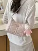 2026 Nuevo Bolso Pequeño Transfronterizo Acolchado con Cadena Estilo Chanel para Mujer, Elegante Bolso Cuadrado Pequeño, Bolso de Hombro y Cruzado de Moda