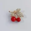 Broche Pequeño de Aleación con Pedrería Transfronterizo, Accesorio para Ramillete, Pin de Moda Versátil, en Stock del Fabricante