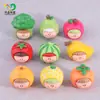 Figuras de Escritorio de Resina DIY Fruta Li Si Bolsas Sorpresa para Transmisiones en Vivo Muñecas Creativas de Dibujos Animados