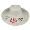 Muestra de Sombrero Vietnamita Sueño Chino con Tela Estampada, Sombrilla, Impermeable, Sombrero de Protección Solar, Sombrero de Pescador de Ala Ancha para Exteriores, Sombrero de Agricultor
