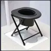 Cadeira de Banheiro Dobrável para Idosos, Banheiro Móvel Portátil, Cadeira de Banheiro para Gestantes, Banco de Banheiro Doméstico para Pacientes