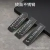 Placa de Matrícula para Teléfono Móvil de Motocicleta Placa Temporal de Estacionamiento para Vehículo Eléctrico de Motocicleta Parche Metálico de Número de Teléfono Móvil