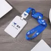 Cordón para Insignia de Trabajo Cubierta Protectora de Plástico para el Trabajo Portatarjetas de Comida de Alta Gama para Empresas Hebilla Telescópica de Fácil Extracción Personalización de Insignia de Trabajo para Empleado