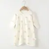 Saco de dormir para bebé para primavera y verano, bata de dormir de algodón puro, manta anti-patadas, pijamas infantiles para niños y niñas, pijama de verano para bebé