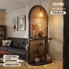 Divisor de Pantalla Tejido de Ratán Madera Maciza Usado Sala de Estar Entrada Directamente Frente a la Puerta Pantalla Base Pasillo Dormitorio Nuevo Estante de Almacenamiento de Arte